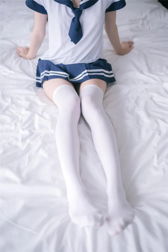 uniform with white stockings